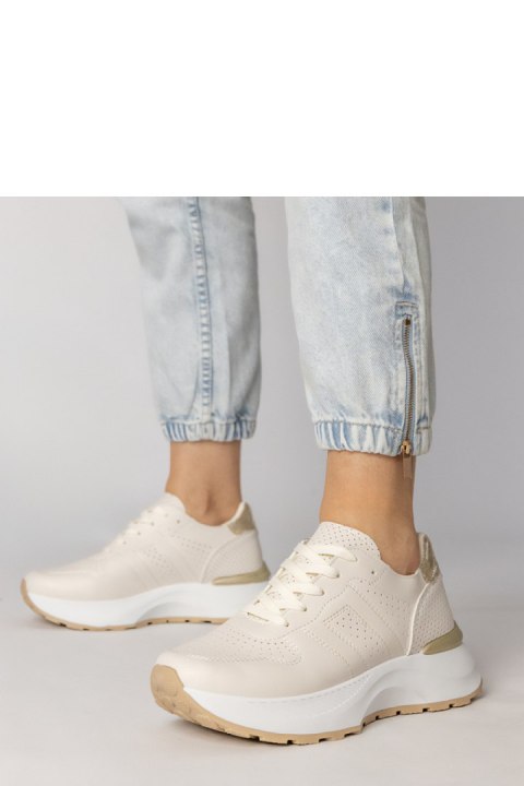 Buty Sportowe Model Lenkuta L993 Beige - PRIMO Buty Sportowe Model Lenkuta L993 Beige - PRIMO
