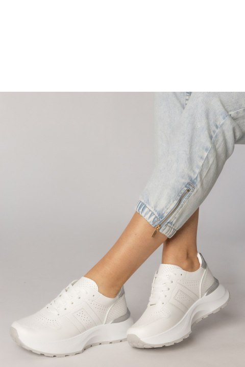 Buty Sportowe Model Lenkuta L993 White - PRIMO Buty Sportowe Model Lenkuta L993 White - PRIMO