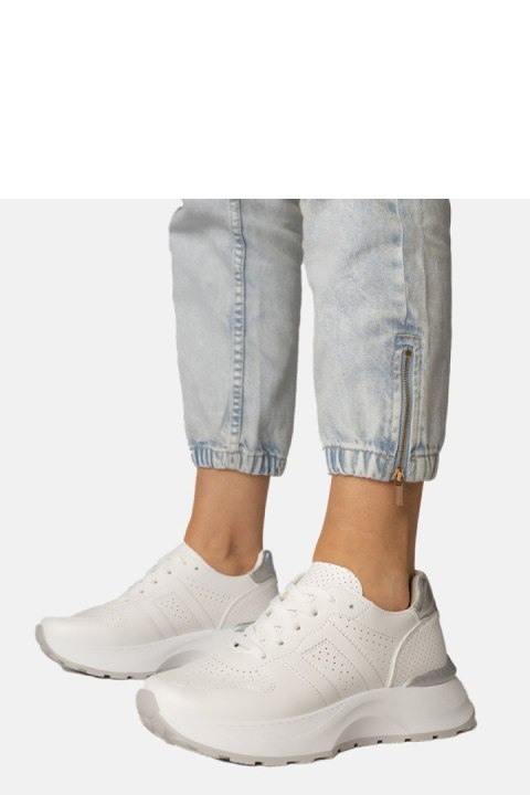 Buty Sportowe Model Lenkuta L993 White - PRIMO Buty Sportowe Model Lenkuta L993 White - PRIMO