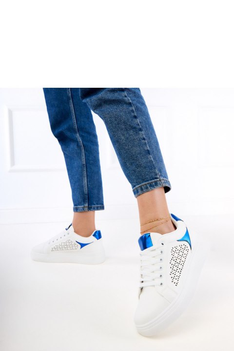 Buty Sportowe Model Remmi 700-21 White/Blue - PRIMO Buty Sportowe Model Remmi 700-21 White/Blue - PRIMO