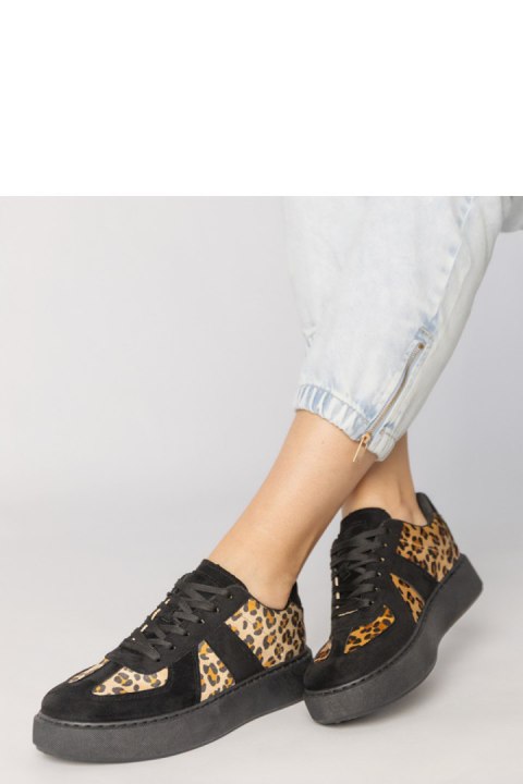 Buty Sportowe Model Toris NN622 Black/Panterka - PRIMO Buty Sportowe Model Toris NN622 Black/Panterka - PRIMO