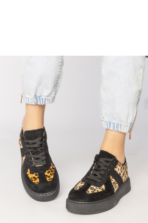 Buty Sportowe Model Toris NN622 Black/Panterka - PRIMO Buty Sportowe Model Toris NN622 Black/Panterka - PRIMO