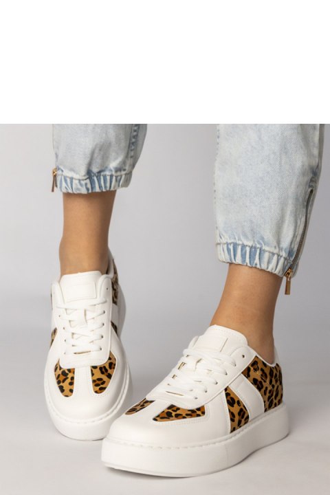 Buty Sportowe Model Toris NN622 White/Panterka - PRIMO Buty Sportowe Model Toris NN622 White/Panterka - PRIMO