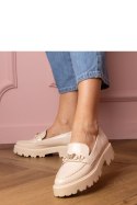Mokasyny Model Sanita YDF-32 Beige - PRIMO