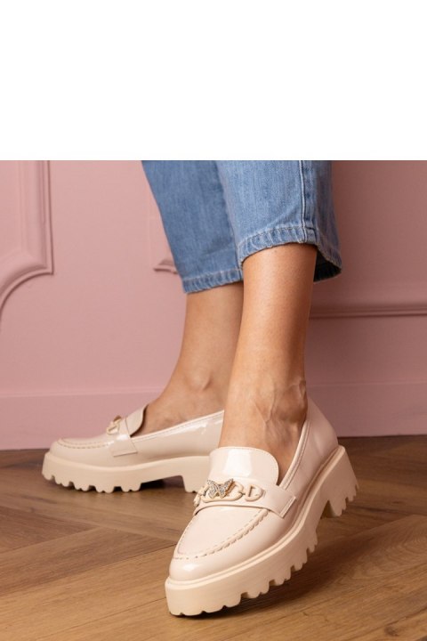 Mokasyny Model Sanita YDF-32 Beige - PRIMO Mokasyny Model Sanita YDF-32 Beige - PRIMO