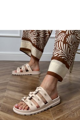 Sandał Klapki Model Elenois ST-3 Beige - PRIMO