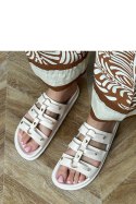 Sandał Klapki Model Elenois ST-3 Beige - PRIMO
