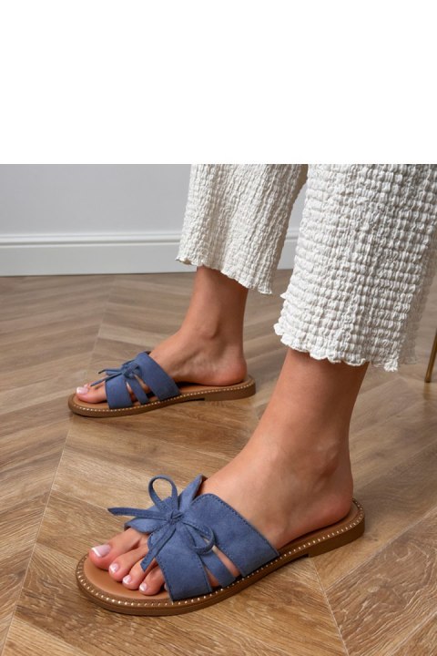 Sandał Klapki Model Favira 9136 Blue - PRIMO Sandał Klapki Model Favira 9136 Blue - PRIMO
