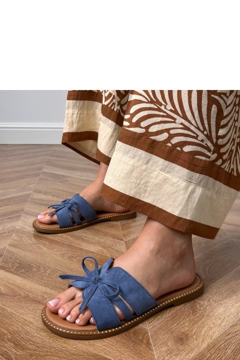 Sandał Klapki Model Favira 9136 Blue - PRIMO Sandał Klapki Model Favira 9136 Blue - PRIMO