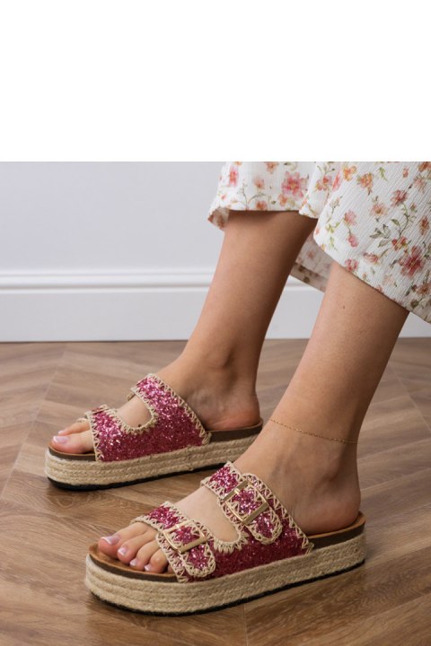 Sandał Klapki Model Induri X5-382 Pink - PRIMO Sandał Klapki Model Induri X5-382 Pink - PRIMO