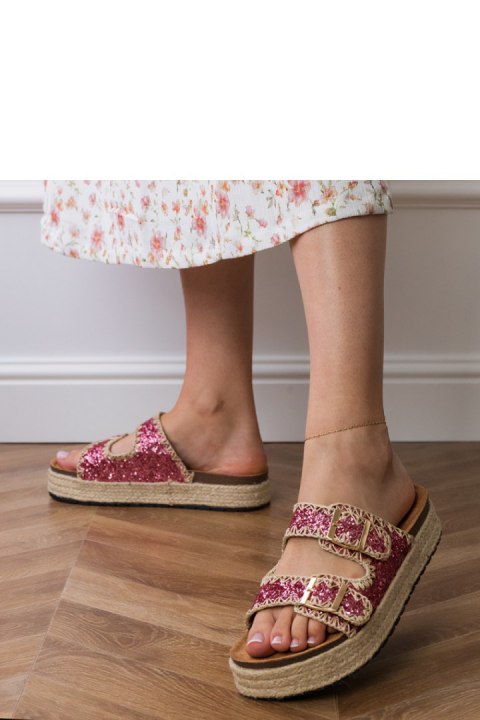 Sandał Klapki Model Induri X5-382 Pink - PRIMO Sandał Klapki Model Induri X5-382 Pink - PRIMO