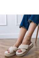 Sandał Klapki Model Juko PL365 Beige - PRIMO
