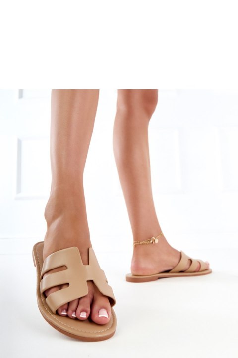 Sandał Klapki Model Ragos DM465 Brown - PRIMO Sandał Klapki Model Ragos DM465 Brown - PRIMO