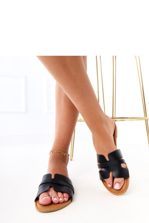 Sandał Klapki Model Zarita 860-8 Black - PRIMO Sandał Klapki Model Zarita 860-8 Black - PRIMO