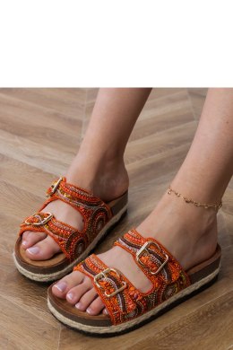 Sandał Klapki Model Zebrina X5-390 Orange - PRIMO