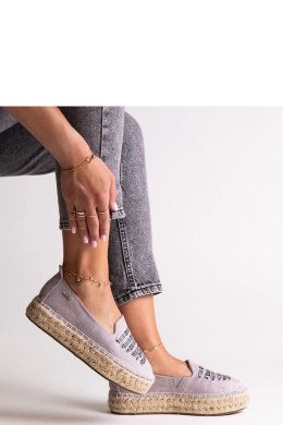 Szare espadryle Big Star JJ274890 - Solea
