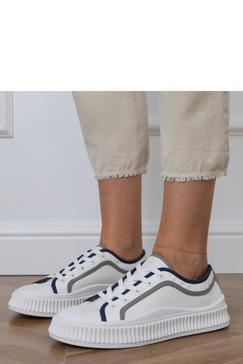 Trampki Model Salis FY-111 White - PRIMO Trampki Model Salis FY-111 White - PRIMO