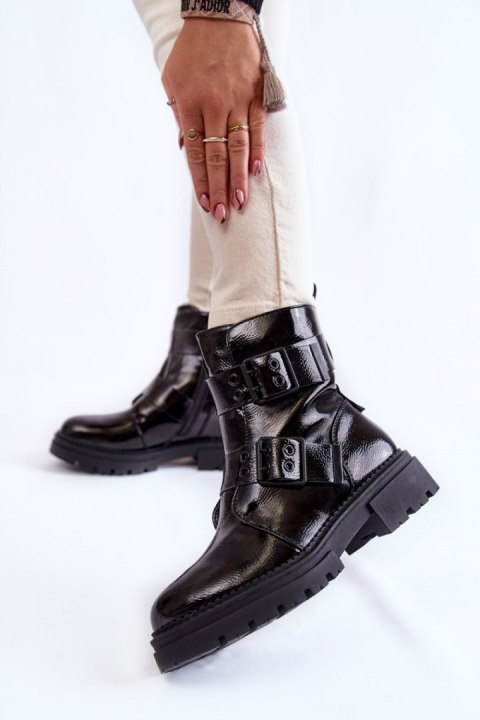Botki Model LA.FI 250007B-LA Black - Step in style Botki Model LA.FI 250007B-LA Black - Step in style