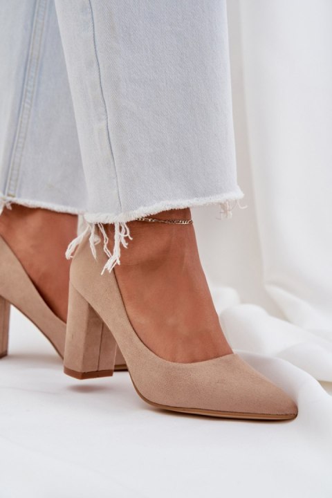 Czółenka Model Florena NF-47P Dark Beige - Step in style Czółenka Model Florena NF-47P Dark Beige - Step in style