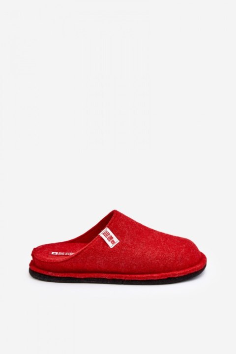 Kapcie Model Big Star KK276012 Red - Step in style Kapcie Model Big Star KK276012 Red - Step in style