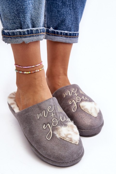 Kapcie Model Geraja MD6003 Grey - Step in style Kapcie Model Geraja MD6003 Grey - Step in style