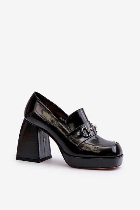 Półbuty Model DA MR38-906 Black - Step in style Półbuty Model DA MR38-906 Black - Step in style