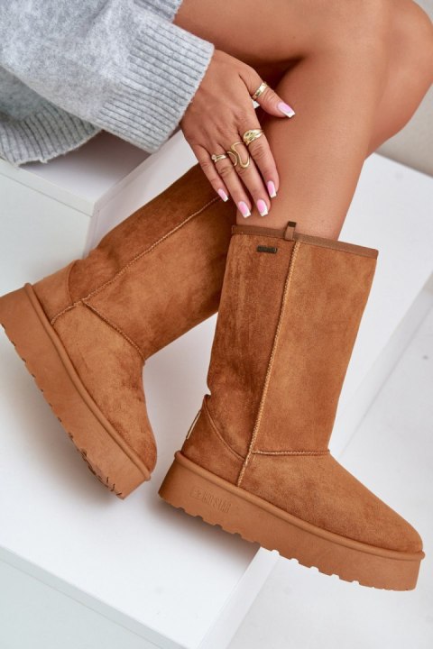 Śniegowce Model Big Star OO274893 Camel - Step in style Śniegowce Model Big Star OO274893 Camel - Step in style