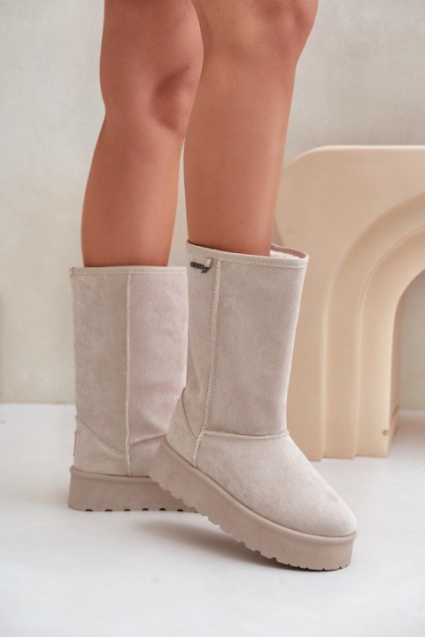 Śniegowce Model Big Star OO274894 Light Beige - Step in style Śniegowce Model Big Star OO274894 Light Beige - Step in style
