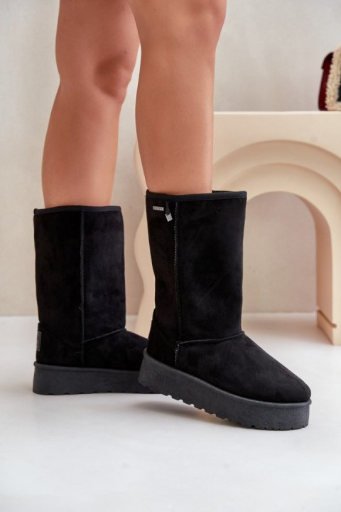 Śniegowce Model Big Star OO274895 Black - Step in style Śniegowce Model Big Star OO274895 Black - Step in style