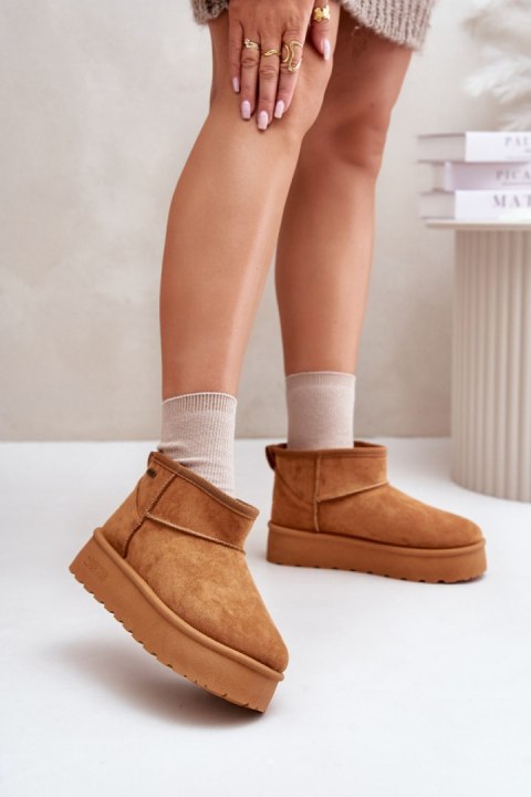 Śniegowce Model Big Star OO274A098 Camel - Step in style Śniegowce Model Big Star OO274A098 Camel - Step in style