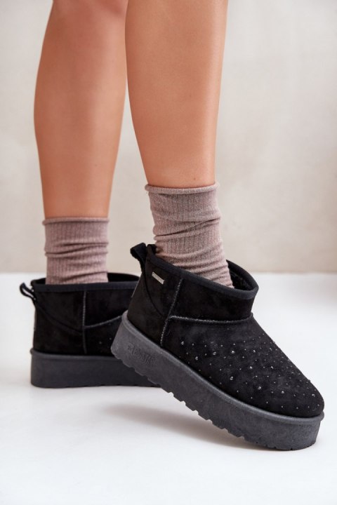 Śniegowce Model Big Star OO274A105 Black - Step in style Śniegowce Model Big Star OO274A105 Black - Step in style