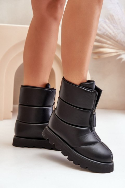 Śniegowce Model Resisia C-314 Black - Step in style Śniegowce Model Resisia C-314 Black - Step in style