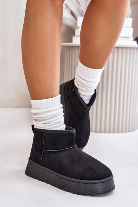 Śniegowce Model Saldren 24BT26-7368 Black - Step in style Śniegowce Model Saldren 24BT26-7368 Black - Step in style
