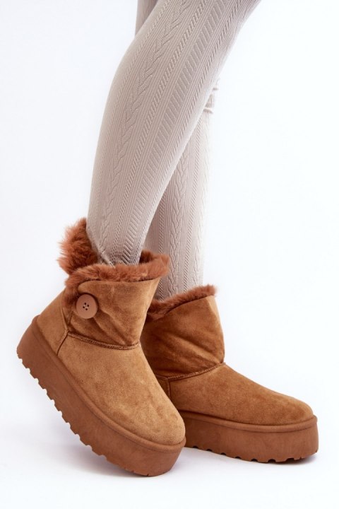 Śniegowce Model Wikasem 85-925 Camel - Step in style Śniegowce Model Wikasem 85-925 Camel - Step in style