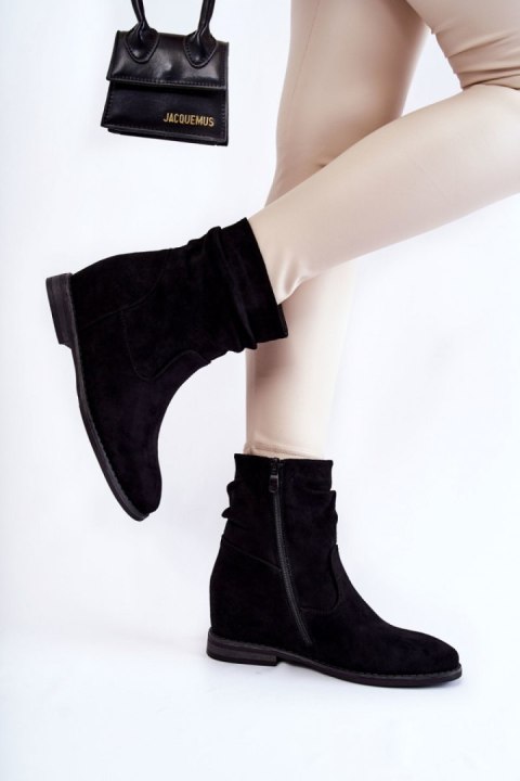 Botki Model Finney HY208-12 Balck - Step in style Botki Model Finney HY208-12 Balck - Step in style