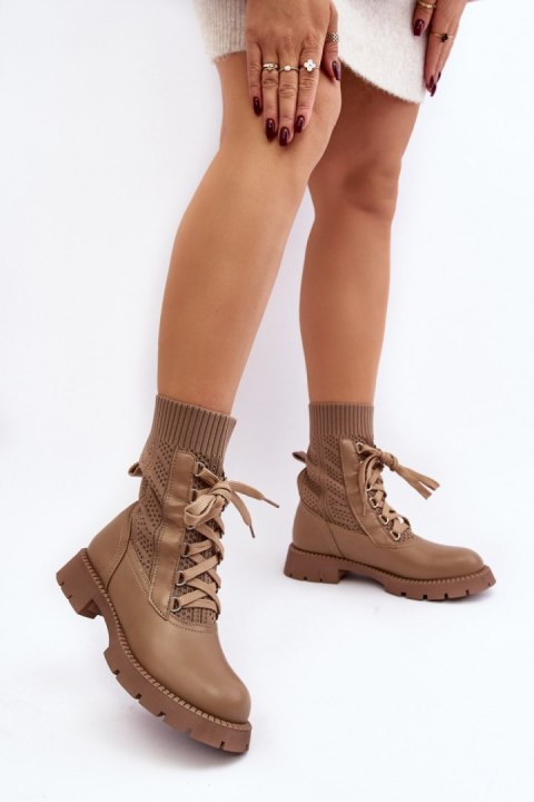 Botki Model Gentiana 8573A Brown - Step in style Botki Model Gentiana 8573A Brown - Step in style
