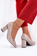 Czółenka Model Vinceza 62224 Grey - Step in style