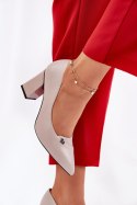 Czółenka Model Vinceza 62224 Grey - Step in style