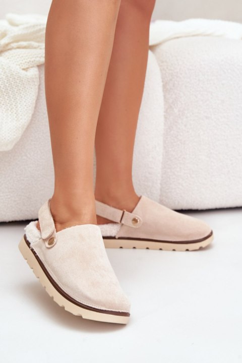 Kapcie Model Sanilora 100-418 Beige - Step in style Kapcie Model Sanilora 100-418 Beige - Step in style