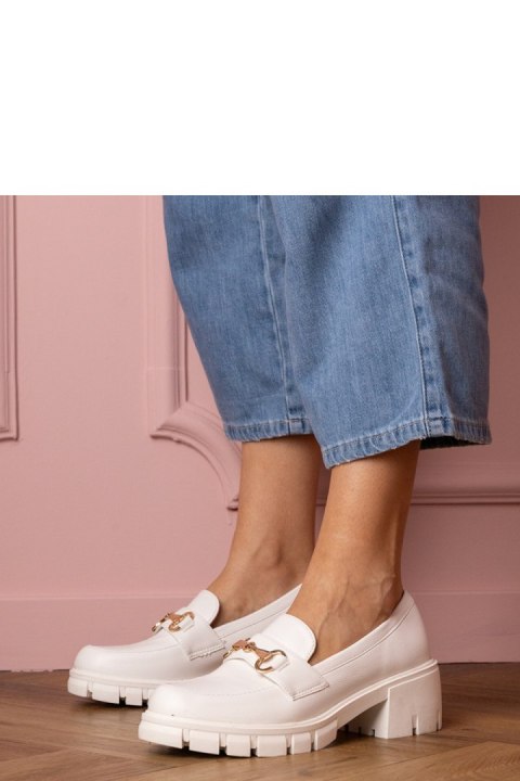 Półbuty Model Marela 1-703 White - PRIMO Półbuty Model Marela 1-703 White - PRIMO