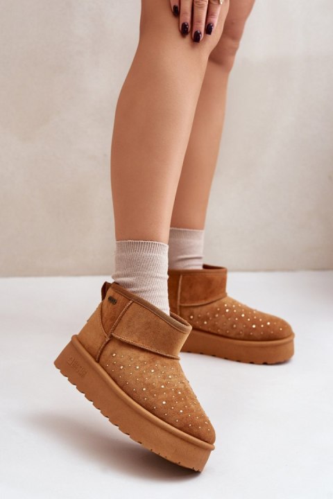 Śniegowce Model Big Star OO274A104 Camel - Step in style Śniegowce Model Big Star OO274A104 Camel - Step in style