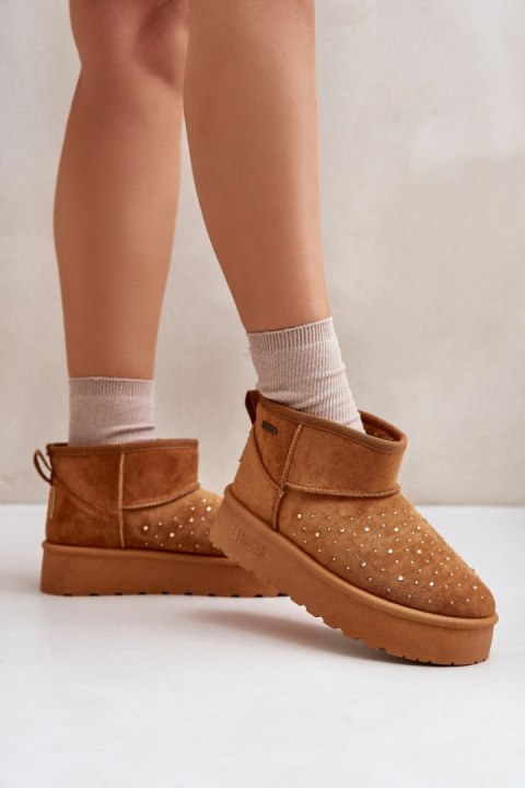 Śniegowce Model Big Star OO274A104 Camel - Step in style Śniegowce Model Big Star OO274A104 Camel - Step in style