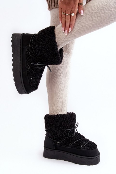 Śniegowce Model Loso 20223-4A Black - Step in style Śniegowce Model Loso 20223-4A Black - Step in style