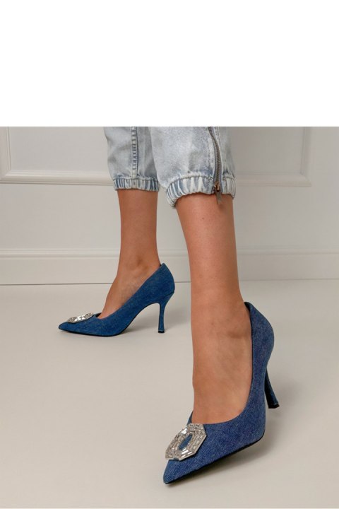 Szpilki Model Eleda G423 Jeans - PRIMO Szpilki Model Eleda G423 Jeans - PRIMO